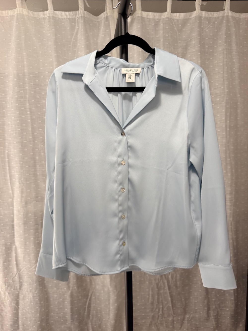 Rachel Zoe Light Blue Button Up Blouse - M